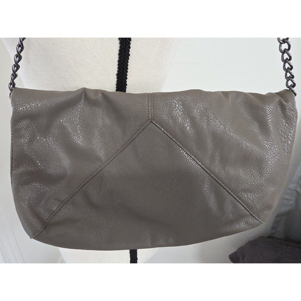 Rare BANANA REPUBLIC Studded Leather Clutch Purse CROSSBODY Chain Strap Bag VguC - Picture 6 of 14
